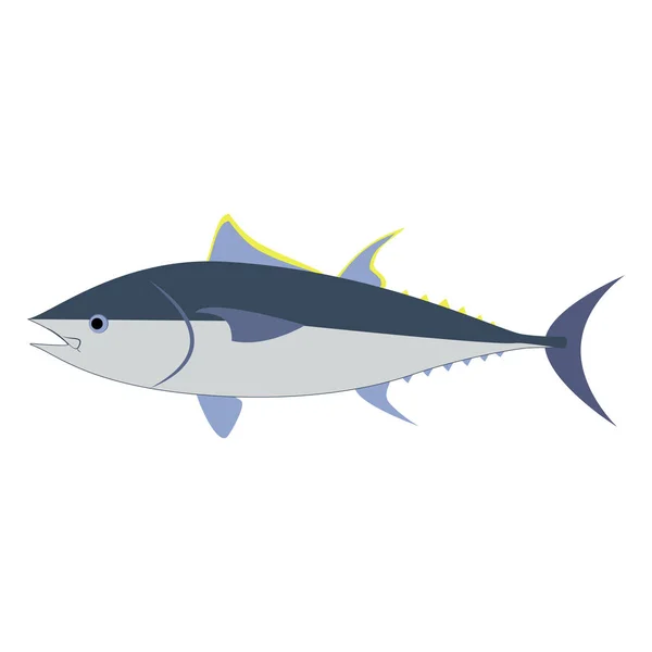 Tuna fish illustration — Stock Vector