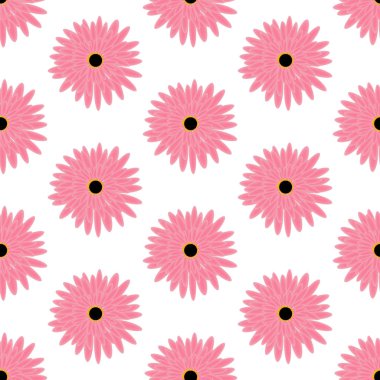 Kasımpatı çiçeği kusursuz desen