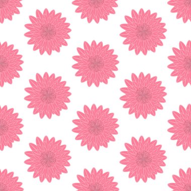 Michaelmas papatya çiçeği pürüzsüz desen