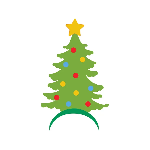 Chapeau de Noël illustration — Image vectorielle