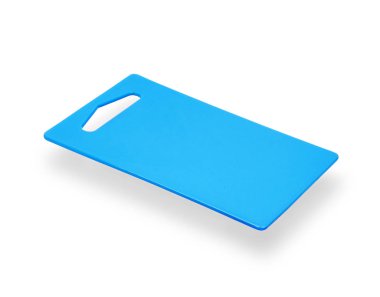 Beyaz arka plan üzerinde izole plastik mutfak kurulu