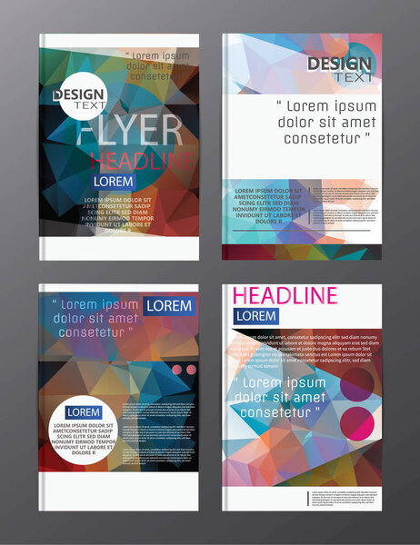 flyer design business annual report brochure template. cover presentation abstract background for business, magazines,