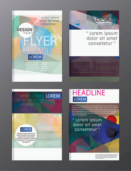 flyer design business annual report brochure template. cover presentation abstract background for business, magazines,