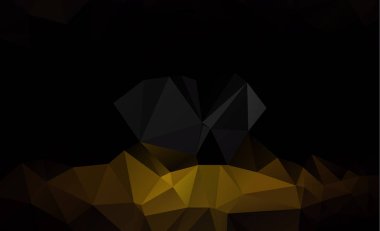 Hafif Turuncu vektör, düşük polimer kristal zemin. Çokgen tasarım modeli. Düşük poligon çizimi, düşük çokgen arkaplan.