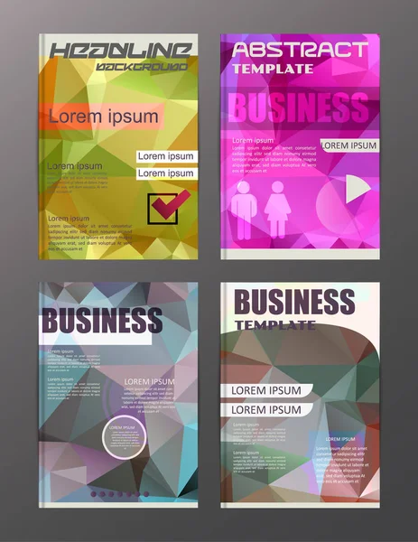 Flyer Ontwerp Business Technologie Iconen Creatieve Sjabloonontwerp Voor Presentatie Poster — Stockvector