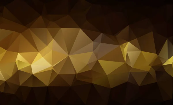 Licht Oranje Vector Laag Poly Kristal Achtergrond Polygon Ontwerp Patroon — Stockvector