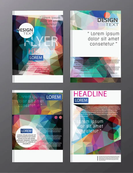 Flyer Ontwerp Bedrijf Jaarlijkse Brochure Rapportsjabloon Abstracte Achtergrond Van Presentatie — Stockvector