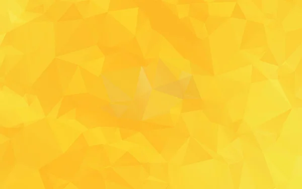 Ilustración Poligonal Vectorial Naranja Claro Que Consiste Triángulos Diseño Triangular — Vector de stock