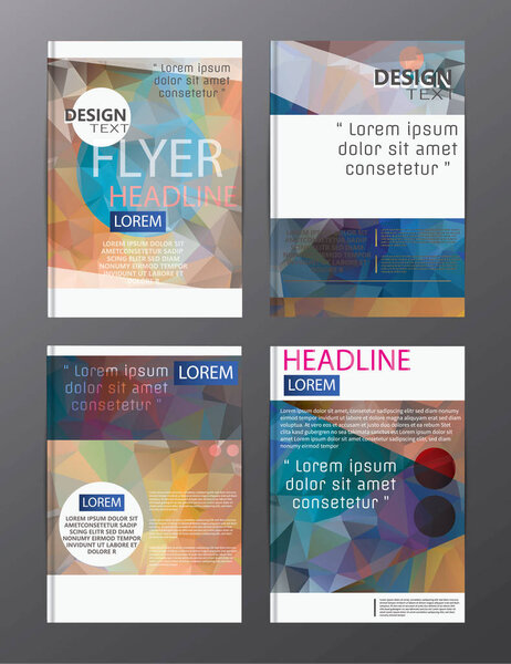 flyer design business annual report brochure template. cover presentation abstract background for business, magazines,