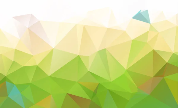 Verde Abstracto Que Consiste Triángulos Fondo Geométrico Estilo Origami Con — Archivo Imágenes Vectoriales