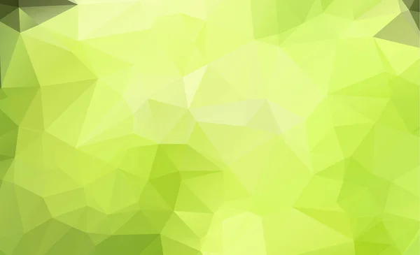 Vert Abstrait Qui Composent Triangles Fond Géométrique Style Origami Avec — Image vectorielle
