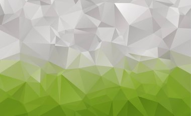 Üçgen oluşur soyut yeşil. Geometrik arka plan gradyan ile Origami tarzında. İşiniz için üçgen tasarım.