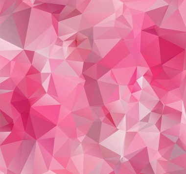 -Üçgen düşük poli desen - poligonal geometrik soyut arka plan tam renkli spektrum gökkuşağı