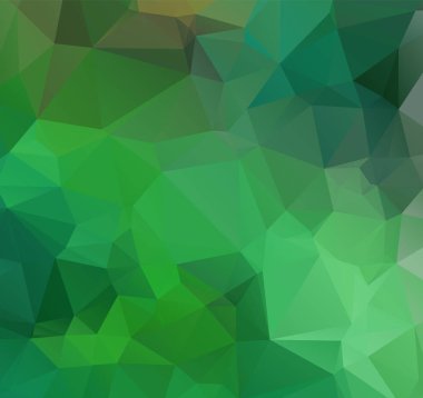 -Üçgen düşük poli desen - poligonal geometrik soyut arka plan tam renkli spektrum gökkuşağı