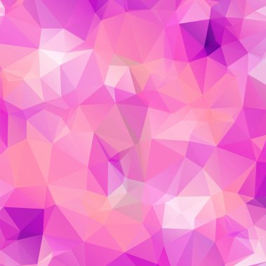 -Üçgen düşük poli desen - poligonal geometrik soyut arka plan tam renkli spektrum gökkuşağı