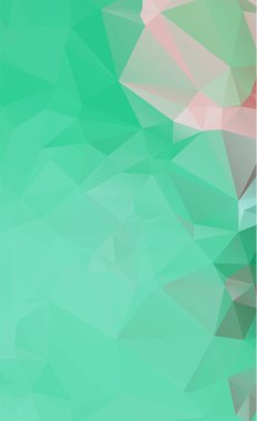 -Üçgen düşük poli desen - poligonal geometrik soyut arka plan tam renkli spektrum gökkuşağı