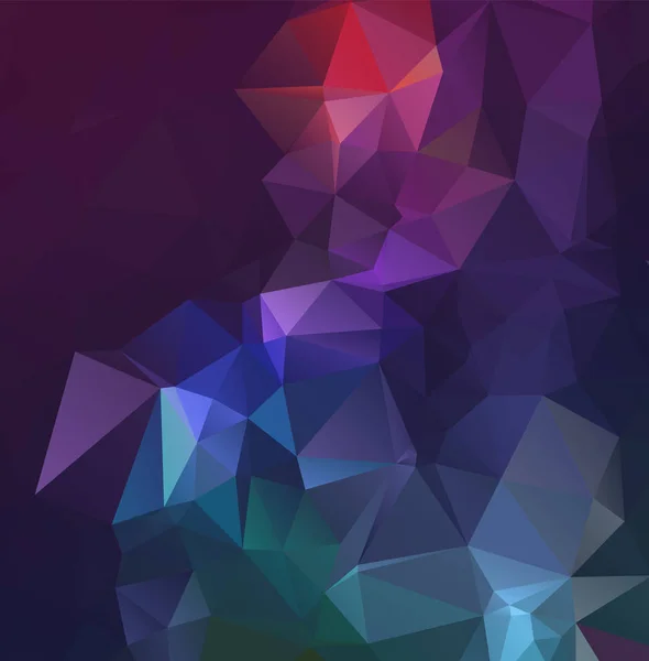 Abstrakte Geometrische Polygonale Hintergrund Dreieck Niedrigen Poly Muster Farbspektrum Regenbogen — Stockvektor