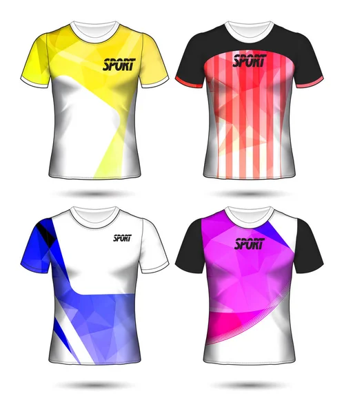 Ensemble Modèle Maillot Football Maillot Football Style Shirt Conception Votre — Image vectorielle