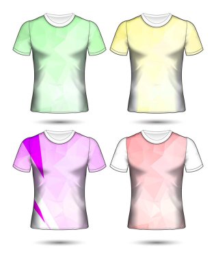 Futbol takımı veya futbol forması şablonu tişört stili, futbol kulübü vektör ilüstrasyonunuzu tasarlayın