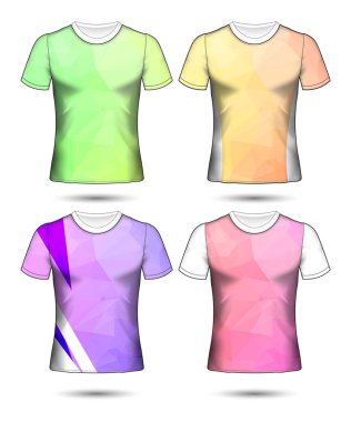 Futbol takımı veya futbol forması şablonu tişört stili, futbol kulübü vektör ilüstrasyonunuzu tasarlayın