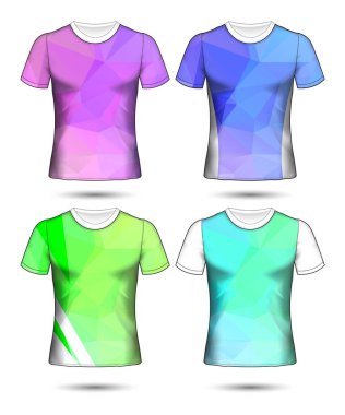 Futbol takımı veya futbol forması şablonu tişört stili, futbol kulübü vektör ilüstrasyonunuzu tasarlayın