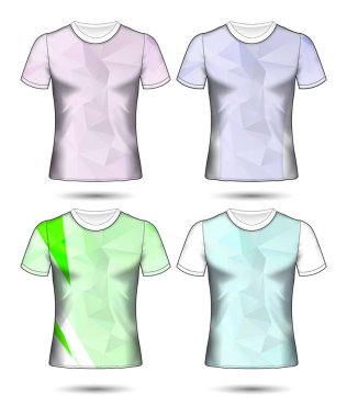 Futbol takımı veya futbol forması şablonu tişört stili, futbol kulübü vektör ilüstrasyonunuzu tasarlayın