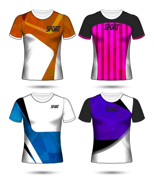 Ensemble Modèle Maillot Football Maillot Football Style Shirt Conception Votre — Image vectorielle