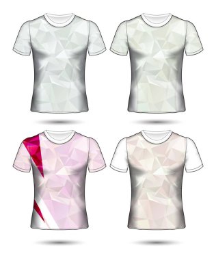  t-shirt şablonları soyut geometrik farklı co topluluğu