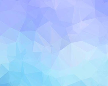 Düşük Poli arka plan mavi renklerde üçgen