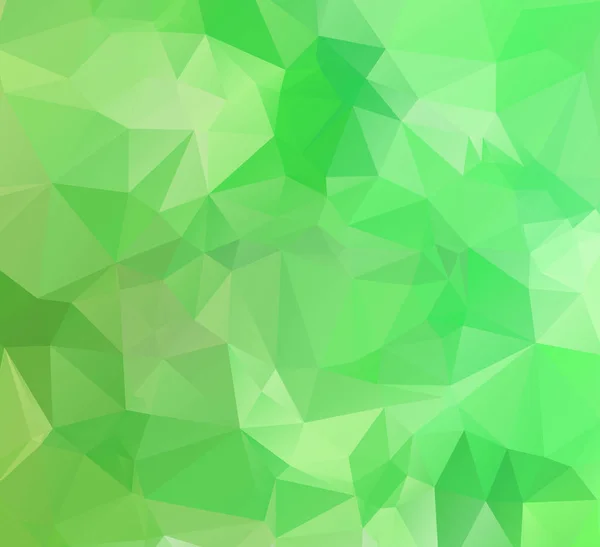 Hellgrünem Vektorpolygon abstrakter Hintergrund. polygonaler Abstrakt — Stockvektor
