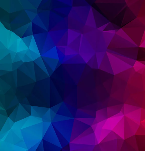 Soyut çok renkli mor ve mavi arka plan. Vektör Çokgen