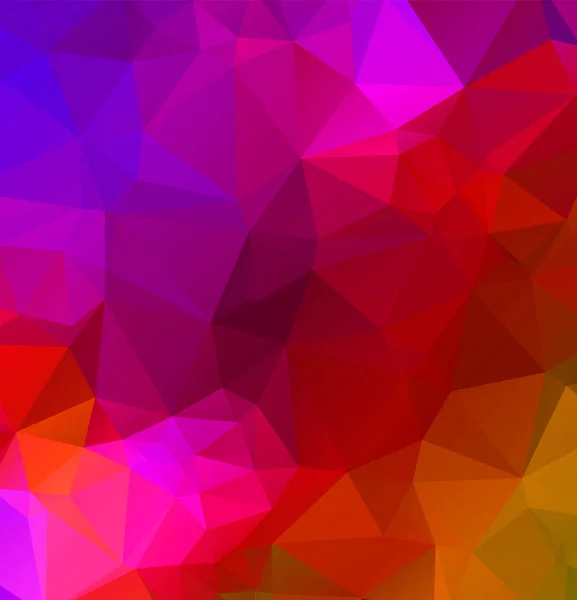 Abstrato multicolor fundo arco-íris cor cheia. Poligo vetorial — Vetor de Stock