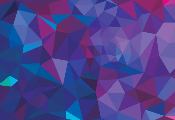 Fondo abstracto multicolor púrpura y azul. Vector poligonal — Vector de stock