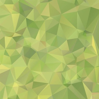 Açık yeşil vektör Çokgen soyut zemin. Çokgen soyut