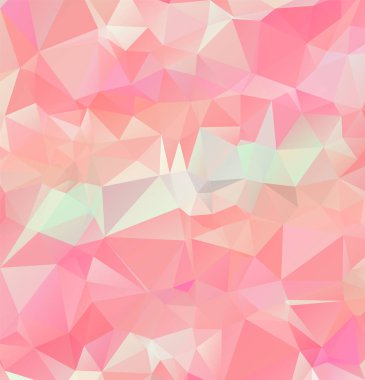 Açık pembe vektör modern geometrik soyut arka plan, Multic