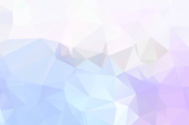 Düşük Poli arka plan mavi renklerde üçgen