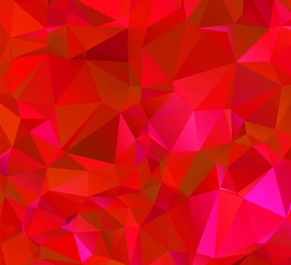 Résumé fond orange et rouge multicolore. Vecteur polygonal — Image vectorielle