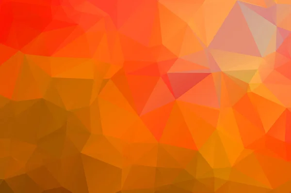 Fondo de hijo naranja multicolor abstracto. Desi poligonal vectorial — Vector de stock