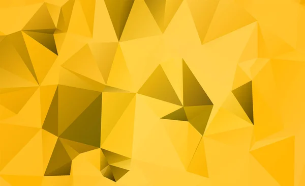 Abstrait fond jaune doré multicolore. Vecteur polygonal d — Image vectorielle