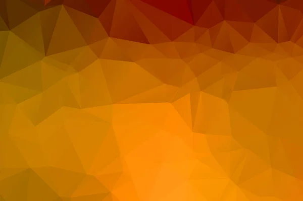 Абстрактный многоцветный оранжевый фон. Векторные многоугольные деси — стоковый вектор