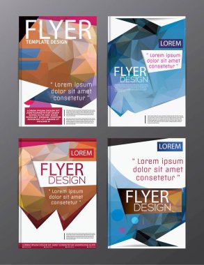 Düzen tasarım şablonu yıllık rapor el ilanı broşür Modern backgr