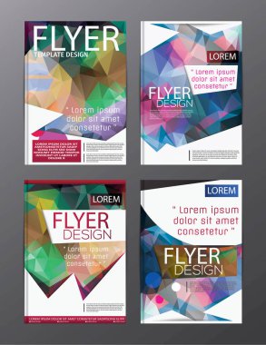 Düzen tasarım şablonu yıllık rapor el ilanı broşür Modern backgr