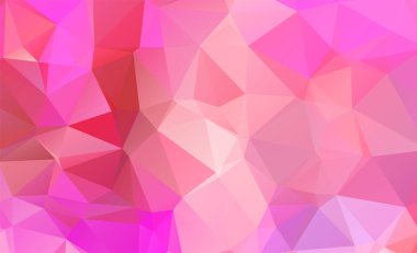 Açık pembe vektör modern geometrik soyut arka plan, Multic