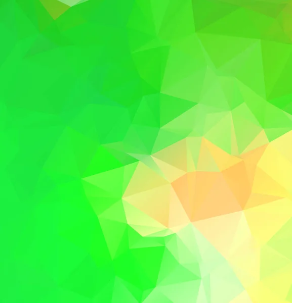 밝은 녹색 벡터 다각형 추상 배경입니다. 다각형 추상 — 스톡 벡터