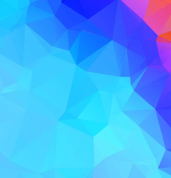 Fondo de arco iris multicolor abstracto a todo color. Poligo vectorial — Vector de stock