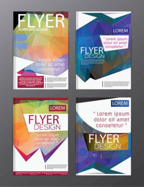 Düzen tasarım şablonu yıllık rapor el ilanı broşür Modern backgr