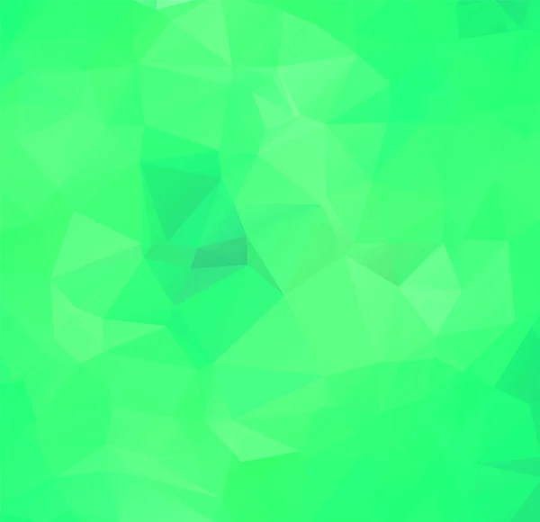 Licht groene vector veelhoek abstracte achtergrond. Veelhoekige abstracte — Stockvector