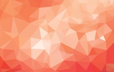 Açık turuncu vektör modern geometrik soyut arka plan, mult