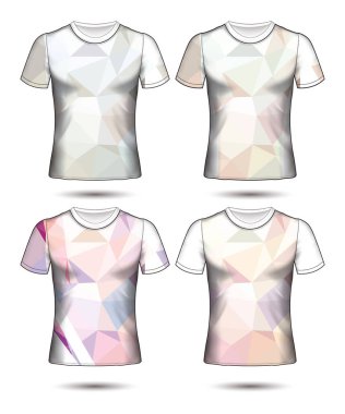  t-shirt şablonları soyut geometrik farklı co topluluğu