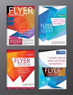 Düzen tasarım şablonu yıllık rapor el ilanı broşür Modern backgr